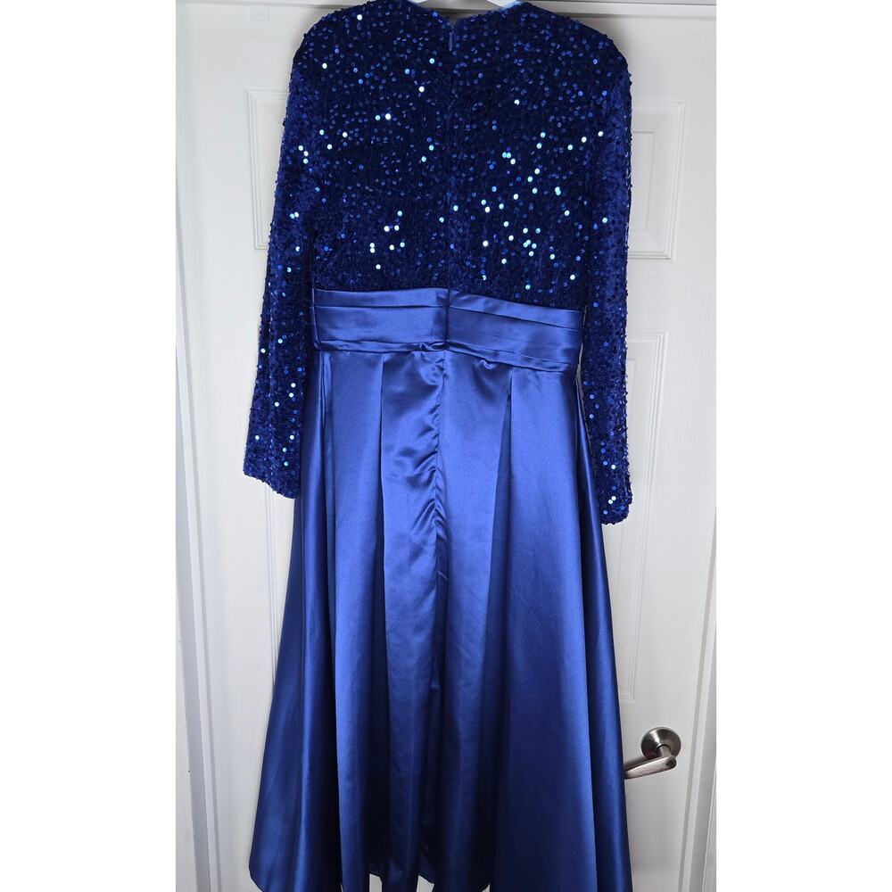 WOMEN'S SZ 10/12 COBALT BLUE FULL LENGTH GOWN